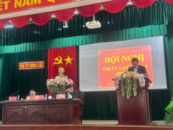 Hình ảnh cho bài viết Sông Cầu: Tổ chức Hội nghị Thị uỷ lần thứ 19 (đợt 2)